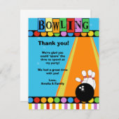 VIERDE PARTIJ 4x5 Vat. Dank u nota Bedankkaart (Voorkant / Achterkant)