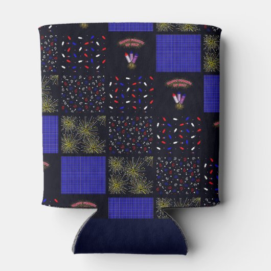 Vierde Patchwork Patroon juli - 4 juli Blikjeskoeler (Achterkant)