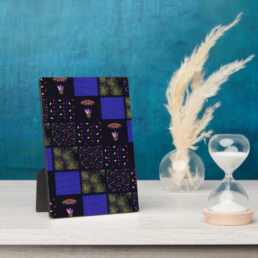 Vierde Patchwork Patroon juli - 4 juli Fotoplaat (Zijkant)