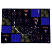 Vierde Patchwork Patroon juli - 4 juli Groot Cadeauzakje (Voorkant)