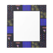 Vierde Patchwork Patroon juli - 4 juli Notitieblok (Voorkant)