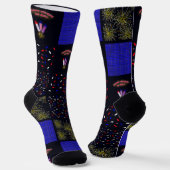 Vierde Patchwork Patroon juli - 4 juli Sokken (Gebogen)