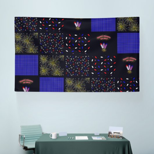 Vierde Patchwork Patroon juli - 4 juli Spandoek (Beurs)