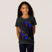Vierde Patchwork Patroon juli - 4 juli T-shirt (Voorkant volledig)