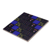 Vierde Patchwork Patroon juli - 4 juli Tegeltje (Zijkant)