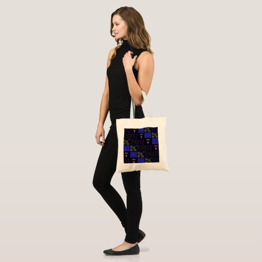 Vierde Patchwork Patroon juli - 4 juli Tote Bag (Voorkant (model))