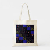 Vierde Patchwork Patroon juli - 4 juli Tote Bag (Achterkant)