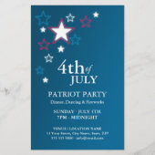 Vierde patriotfeest juli flyer (Voorkant)