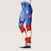 Vierde patriottische dag juli/Veteranendag Leggings (Links)