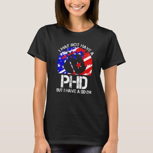Vierde patriottische herdenkingsdag heeft geen Phd T-shirt (Voorkant)