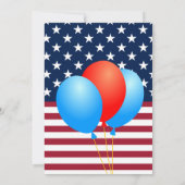 Vierde patriottische jongen op zaterdag kaart (Achterkant)