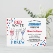 Vierde Pensioenfeest van juli Kaart (Staand voorkant)