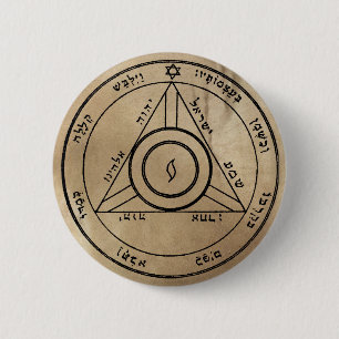 Vierde Pentacle van de Button van Saturnus