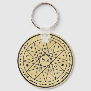Vierde Pentacle van Kwik Sleutelhanger