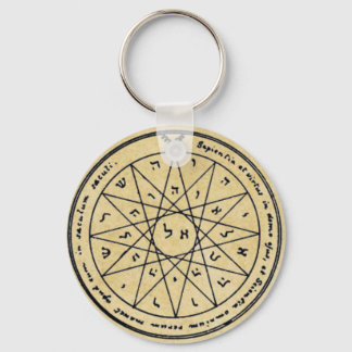 Vierde Pentacle van Kwik Sleutelhanger
