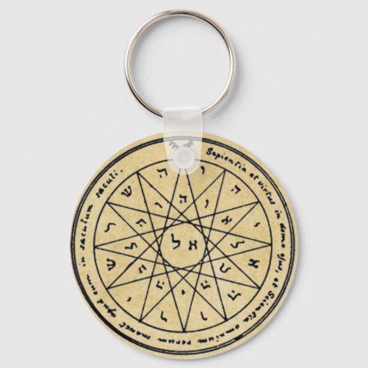 Vierde Pentacle van Kwik Sleutelhanger (Voorkant)