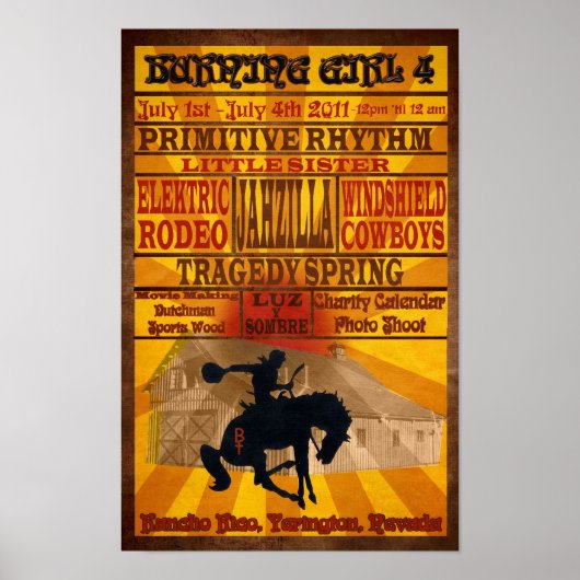 Vierde Poster jaarlijks brandend meisje 2011 (Voorkant)