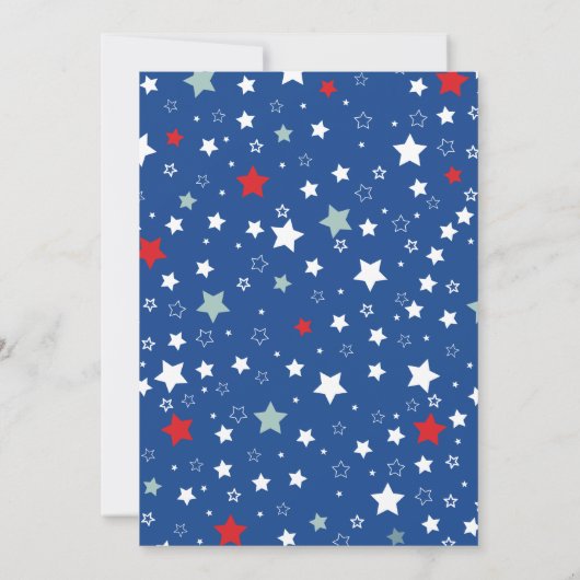 Vierde Rode Blauwe Dag juli Kaart (Achterkant)