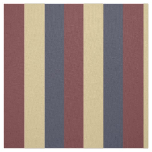 vierde rode roomblauwe paletstrepen stof (Swatch)