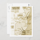 Vierde slag bij Ypres, 1918 Briefkaart (Voorkant / Achterkant)