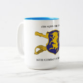 VIERDE SQUADRON 6E CAVALRY 16E COMBAT AVIATION BDE TWEEKLEURIGE KOFFIEMOK (Voorkant links)