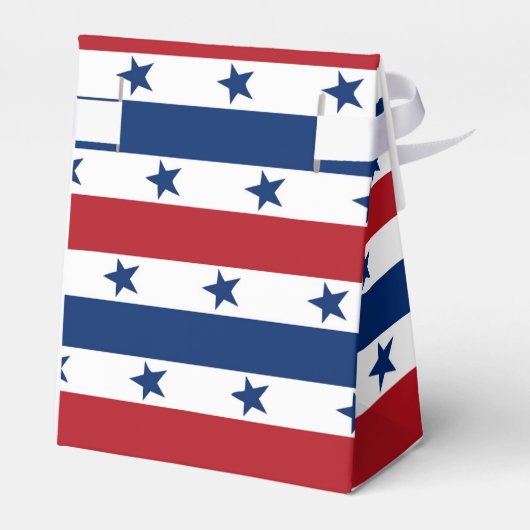 Vierde sterren strepen Patriottische Partij gunst  Bedankdoosjes (Achterkant)