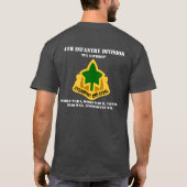 Vierde T-shirt infanteriedivisie (Achterkant)