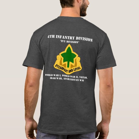 Vierde T-shirt infanteriedivisie (Achterkant)