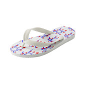 Vierde Teenslippers van Fireworks Kinder (Schuin)