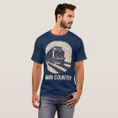 Vierde treindiensttreinstel Spoorweg T-shirt (Voorkant volledig)