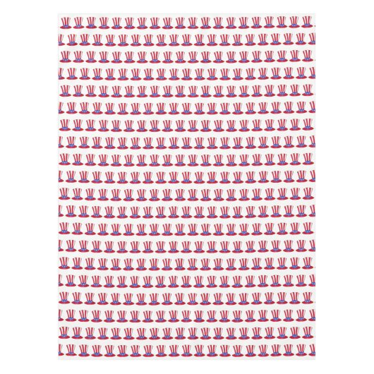 Vierde trieste juli Amerikaanse oom Sam Stars Stri Tafelkleed (Voorkant)