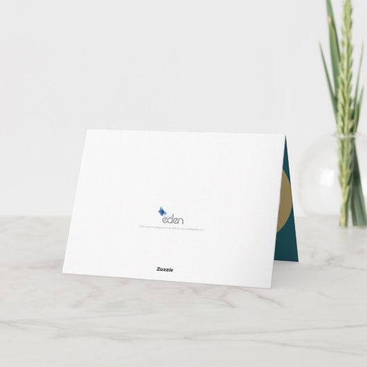 Vierde trouwdag nu, foto-kaart kaart (Achterkant)