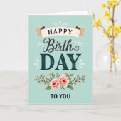 Vierde typografische kaart (Gele Bloem)