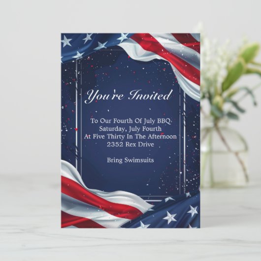 Vierde uitnodiging juli (Staand voorkant)