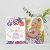 Vierde uitnodiging op de vierde dag van juli (Staand voorkant)