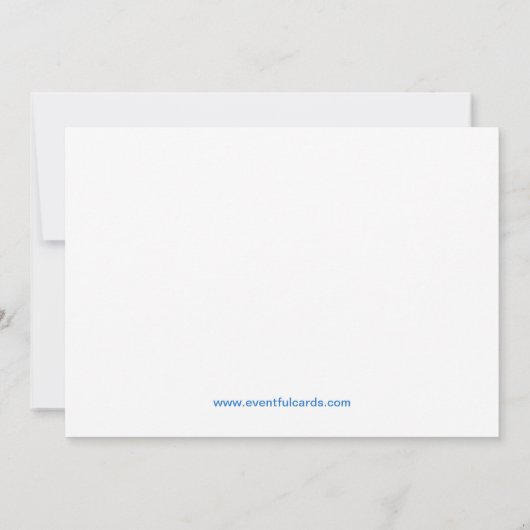 Vierde uitnodiging van Birhday Party (Achterkant)