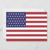 Vierde uitnodiging van de Amerikaanse vlaggenparti (Achterkant)