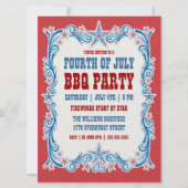 vierde uitnodiging van de BBQ van juli (Voorkant)