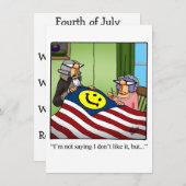 Vierde uitnodiging van de partij van de Humor van  (Voorkant / Achterkant)