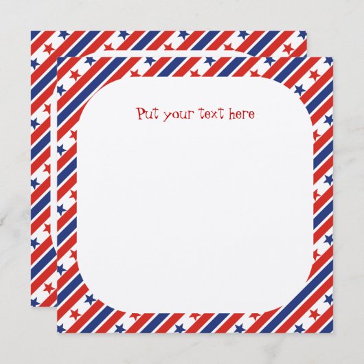 Vierde uitnodiging van de partij van juli (Voorkant / Achterkant)