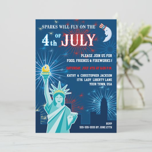 Vierde uitnodiging van juli (Staand voorkant)