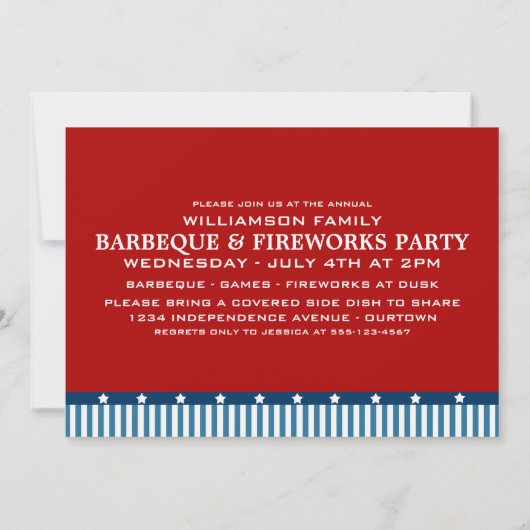 Vierde uitnodiging van juli (Achterkant)