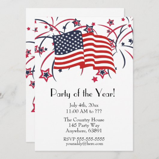 Vierde uitnodiging van juli (Voorkant / Achterkant)