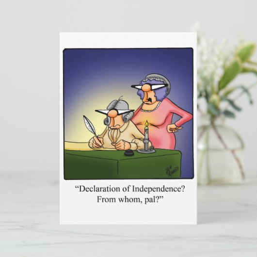 Vierde uitnodiging van juli (Staand voorkant)