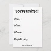 Vierde uitnodiging van juli (Achterkant)