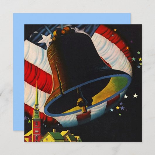 Vierde uitnodiging van Liberty Bell Rings (Voorkant / Achterkant)