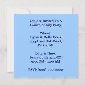 Vierde uitnodiging van Liberty Bell Rings (Achterkant)