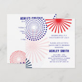 Vierde uitnodiging voor het weekeinde van juli (Voorkant / Achterkant)