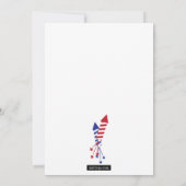 Vierde Uitnodiging Vuurwerk Rockets BBQ van juli (Achterkant)