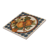 Vierde van 5 Repro 1890 Doulton Lambeth Hand gesch Tegeltje (Zijkant)